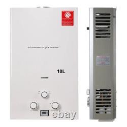 10L 20KW Instant Hot Water Heater LPG Propane Gas Tankless Boiler withShowe Kit UK