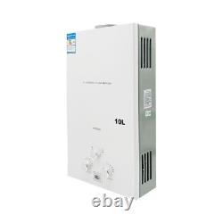 10L 20KW LPG Tankless Hot Water Heater Kit Propane Gas Water Heater Wall-Mounted