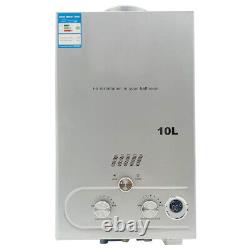 10L Portable Propane Gas LPG Hot Water Heater Instant Heating Tankless System