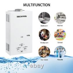 10L Portable Tankless Gas Water Heater LPG Propane Boiler Outdoor Camping Shower