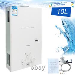 10L Portable Tankless LPG Propane Gas Water Heater On-Demand Instant Hot Water
