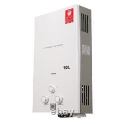 10L Propane Gas LPG Tankless Hot Water Heater On-Demand Heater Shower Kit