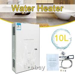 10L Propane Instant Water Heater LPG Gas Tankless Water Burner with Shower Kit