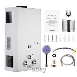 11L Gas Camping Camper Shower Instant Butane Water Heater LPG Propane Tankless