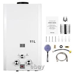 11L Gas Camping Camper Shower Instant Butane Water Heater LPG Propane Tankless