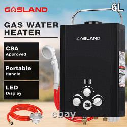 11kW Instant Hot Water Heater Tankless Gas Boiler LPG Propane 6L Camping Shower