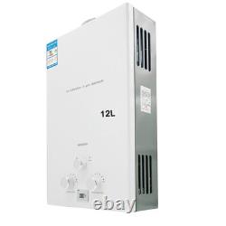 12L 24KW Tankless LPG Liquid Propane Gas Hot Water Heater With Shower Kit