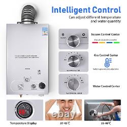 12L GAS LPG Hot Water Heater Propane Tankless Stainless Instant Boiler +Shower