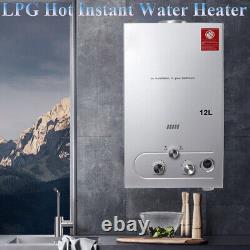 12L Instant Gas Hot Water Heater Tankless Propane Gas Boiler LPG Water Heater UK