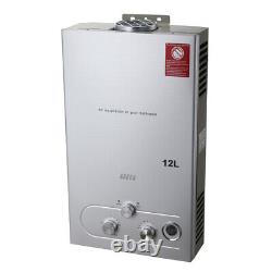 12L Instant Gas Hot Water Heater Tankless Propane Gas Boiler LPG Water Heater UK