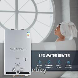 12L Instant Water Boiler LPG Water Heater with Adjustable Modes and Temperature