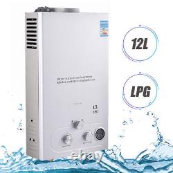 12L LPG Propane Gas Water Heater Tankless Instant Hot Water Heater Boiler Burner