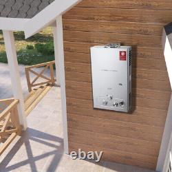 12L Portable LPG Gas Hot Water Heater Instant Tankless Shower Camping Outdoor UK