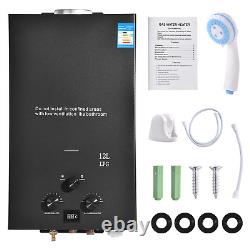 12L Tankless Gas Water Heater RV Camping Instant Propane Water Heater LPG