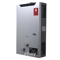 12L Tankless LPG Liquid Propane Gas Water Heater 24KW On-Demand Gas Water Burner