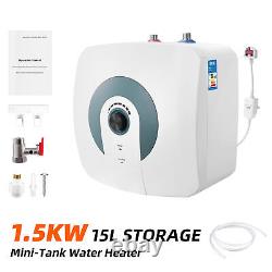 1500W Electric Tankless Instant Hot Water Heater Under Sink Tap Bathroom Kitchen