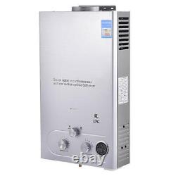 16Kw Tankless Gas Hot Water Heater 8L Van LPG Propane Instant Boiler Shower Kits
