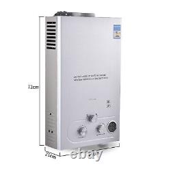 16L 32KW Hot Water Heater LPG Propane Gas Tankless Instant Boiler With Shower Kit
