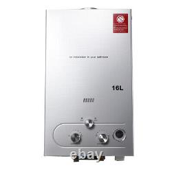 16L 32KW LPG Propane Gas Tankless Instant Hot Water Heater Boiler Shower
