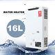16l Gas Water Heater Tankless Water Heater Outdoor Instant Propane Water Heater