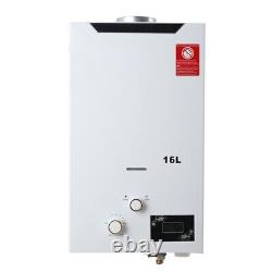 16L Gas Water Heater Tankless Water Heater Outdoor Instant Propane Water Heater