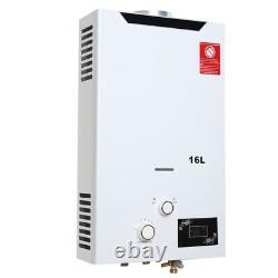 16L Gas Water Heater Tankless Water Heater Outdoor Instant Propane Water Heater