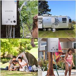 16L Instant Tankless Hot Water Heater Propane Gas LPG Outdoor Portable Camplux