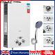 16l Propane Gas Tankless Instant Lpg Hot Water Heater Boiler With Shower Dffjwge