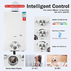 16L Propane Gas Tankless Instant LPG Hot Water Heater Boiler With Shower Fjncsfd