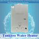 16l/min Tankless Water Heater Natural Gas Wall-mounted Instant For Home Silver