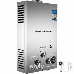 18L 36KW Water Heater Instant LPG Propane Gas Boiler Tankless With Shower Kit UK