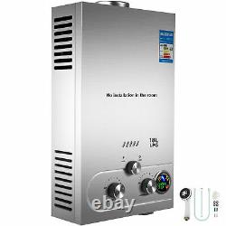 18L 4.8GPM Instant Hot Water Heater Tankless Gas Boiler LNG Natural Gas withShower