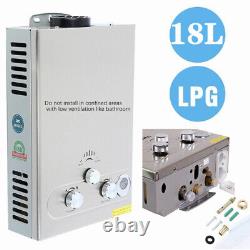 18L 4.8GPM Tankless Natural/Propane Gas Hot Water Heater OnDemand Instant Boiler