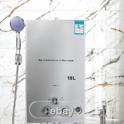 18L Instant Hot Water Heater 36KW Gas Boiler Tankless LPG Water Boiler UK