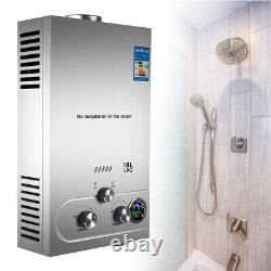 18L LPG Hot Water Heater 36KW Propane Gas Boiler Tankless with Shower Head Kit