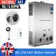 18l Lpg Hot Water Heater Propane Gas Tankless Instant Boiler Shower Kit Uk Stock