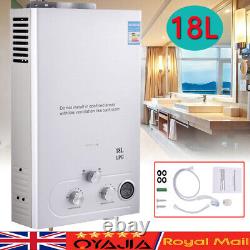 18L LPG Propane Gas Hot Water Heater Instant Heat Tankless Boiler Bathroom 36KW