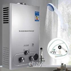 18L LPG Propane Gas Tankless Instant Hot Water Heater Boiler Shower Kit Portable