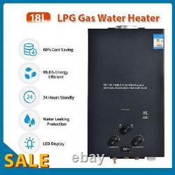 18L LPG Tankless Gas Hot Water Heater Camping Instant Motorhome Water Heater
