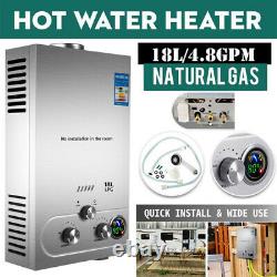 18L Large LPG Propane Gas Hot Water Heater Instant Heat Tankless Boiler Shower