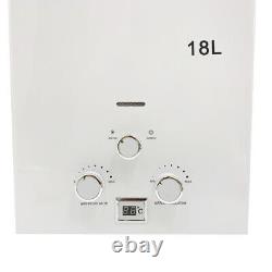 18L Outdoor Tankless Propane Gas Water Heater 4.8 GPM On Demand Hot Boiler