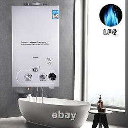 18L Propane Gas Water Heater Tankless Instant Hot Water Heater with Shower Kit