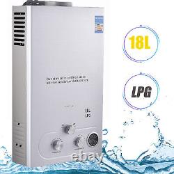 18L Tankless Gas Water Heater LPG Propane Instant Boiler Outdoor Camping Shower