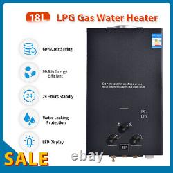 18L Tankless propane Gas Hot Water Heater Camping Instant Motorhome Water Heater