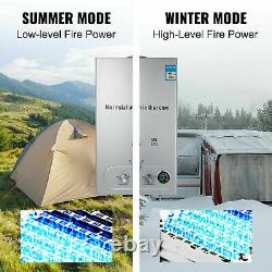 18L Water Heater LPG Propane Gas Instant Camping Heating Boiler withShower Head