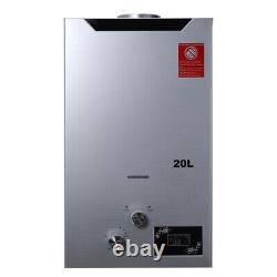 20L LPG Propane Gas Hot Water Heater Tankless Instant Boiler Digital Display