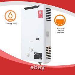 20L Tankless LPG Liquid Propane Gas Hot Water Heater On-Demand Gas Water Burner