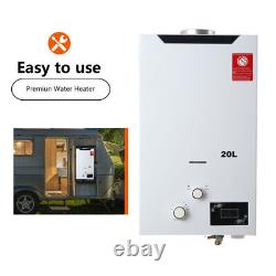 20L Tankless LPG Liquid Propane Gas Hot Water Heater On-Demand Gas Water Burner