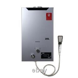 20L Tankless Shower Gas Water Heater LPG Instant Water Heater with Shower Kit