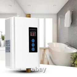 220V 4000W Electric Tankless Instant Hot Water Heater Shower Kitchen Washing